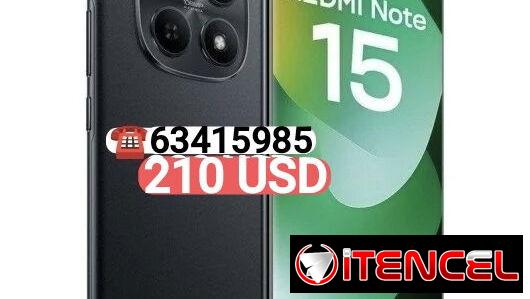 ⭐XIAOMI Redmi Note 15 …6/128 Gb..Nuevo en Caja..Forro y Mica Gratis ⭐