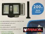 Lámpara solar de exteriores de 200w