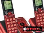 Panasonic inalámbrico con máquina contestadora, 1 terminal de color negro
