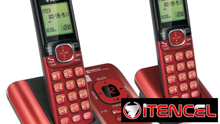 Panasonic inalámbrico con máquina contestadora, 1 terminal de color negro