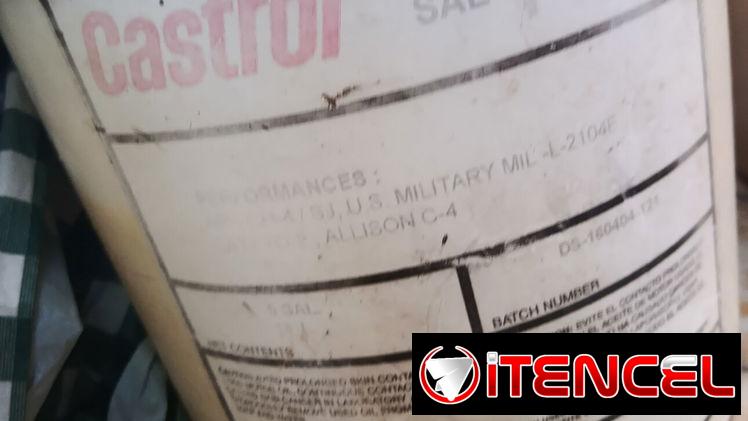 Tanqueta de aceite Castrol 15w40