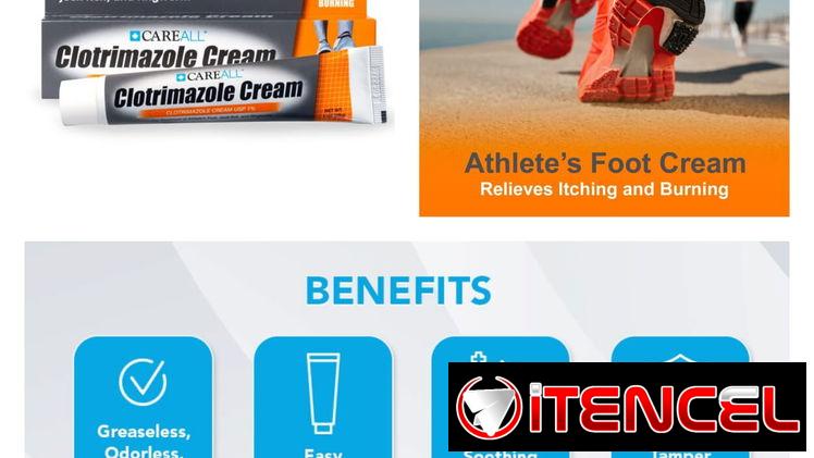 Clotirmazol en crema, pie de atleta