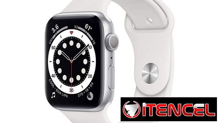 apple wacth serie 6-44mm-78%bat(sin detalles)-(cargdor)-Blanco🤍-