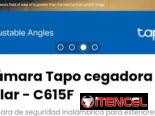 Cámara Tapo cegadora y solar – C615F. Cámara de seguridad inalámbrica para exteriores con panel solar