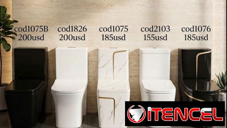 Juegos de baños, inodoros y lavamanos