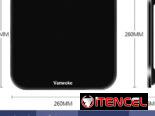 Báscula inteligente para peso corporal, báscula de baño digital con indicación de temperatura, diseño de esquina, báscul