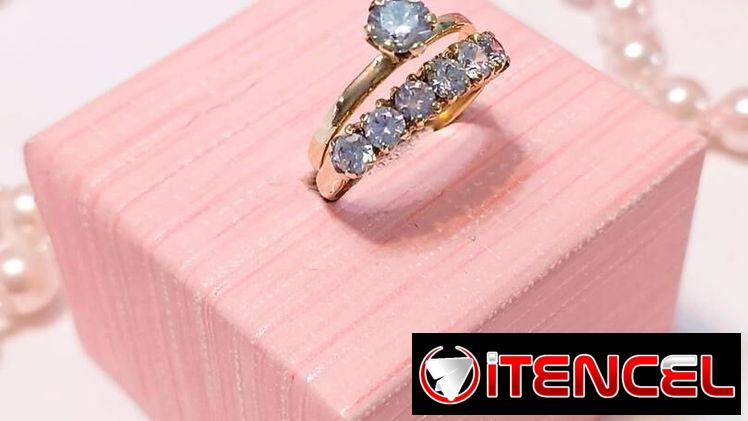 Anillos de compromiso de oro 10k