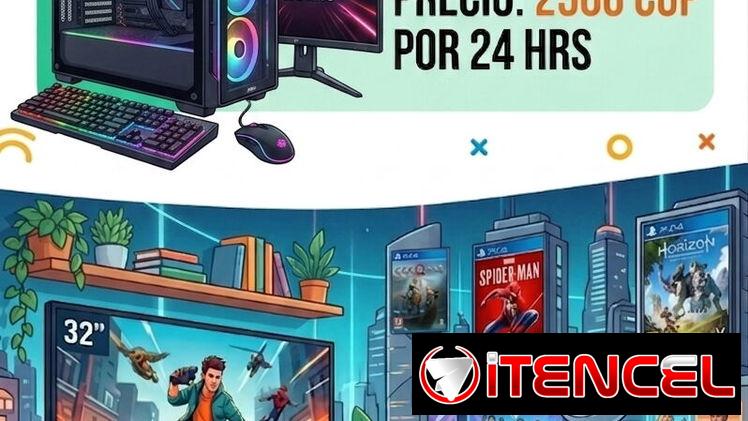 Se alquila ps4 y pc
