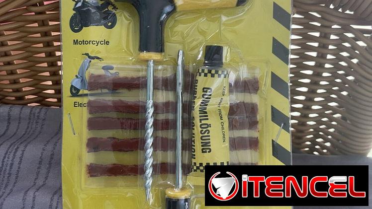 Kit para coger ponches sin cámara a su moto o auto. No se quede botao. Cójalo usted mismo! Y muchas opciones más!!