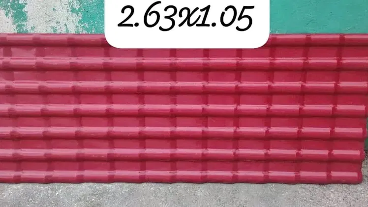 Tejas plasticas De pvc Coloniales espan̈olas