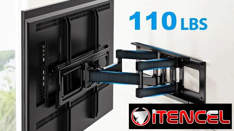 📺🔧 SOPORTE TV 26”-65” FULL MOTION GIRATORIO + INCLINACIÓN 💥 HASTA 110LB Envío + Garantía