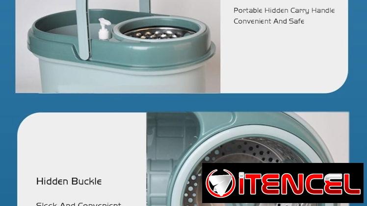 🏠 Fregona con Centrifugadora de Acero – Práctica y Completa