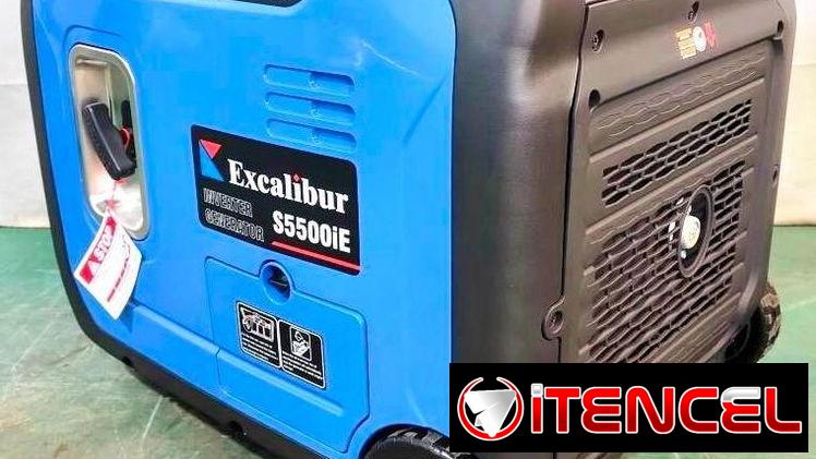 40% de descuento en generador Excalibur S5500iE 5,5 kW con arranque remoto, inversor(muy económico), silencioso, Factura