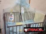 CUNA DE MADERA CON COLCHON Y LANZADERA. ROÍ 53896881