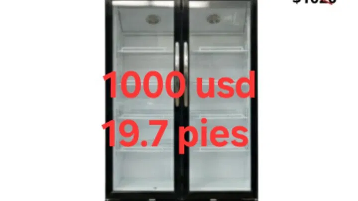 NEVERA EXHIVIDORA VERTICAL 19.7 PIES MILEXUS  SELLADA EN CAJA