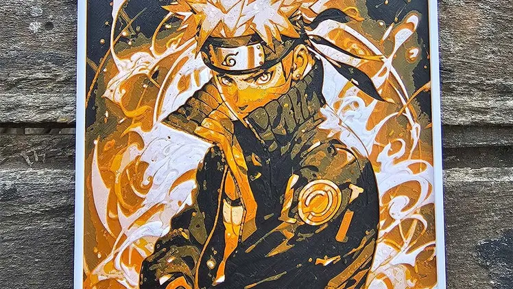 NARUTO impreso en 3D Perfectas para fans que quieren algo más