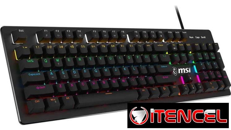 🎮 Teclado MSI Forge GK300 🎮 Mecánico🔹Retroiluminado🔹anti-ghosting🔹Gaming🔹Cableado🔹Full 📦0km