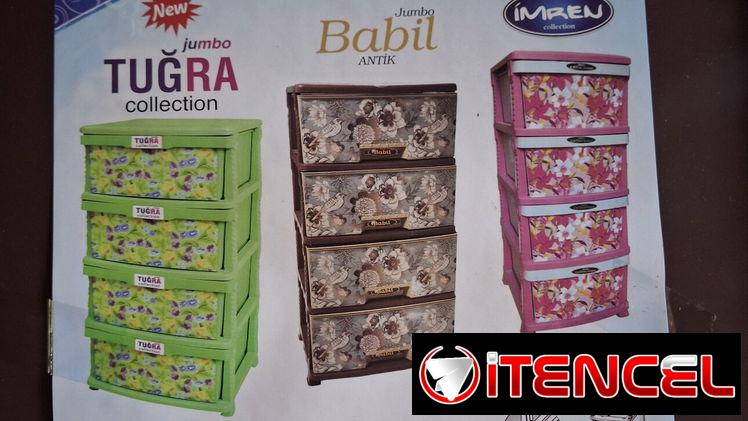⭐ GAVETEROS  PLÁSTICOS  DE  4 GAVETAS ⭐