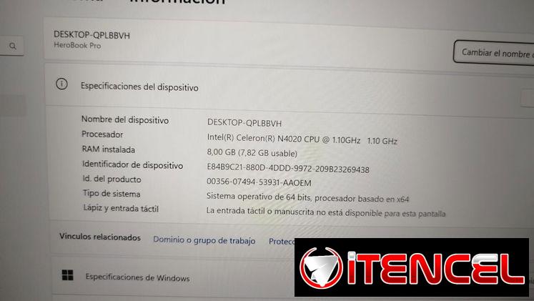 💻 Laptop Chuwi HeroBook Pro — Equipo Nuevo en Caja