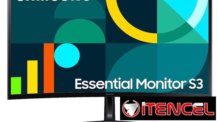 Monitor Curvo de 27 pulgadas FHD Samsung Essential S3, modelo S27D366GAN + Garantia. Me quedan 2