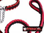 CORREA TRENSADA + COLLAR PARA PERROS 🐕 DOG&CAT 💯
