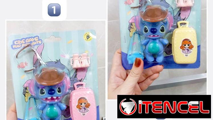 Set Stitch+maleta+gafas+bolsito y anteojos