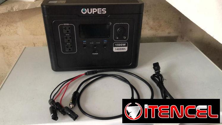🔋⚡ ESTACIÓN DE ENERGÍA PORTÁTIL 1500W, 🔌 OUPES Exodus 1500 – Generador Portátil