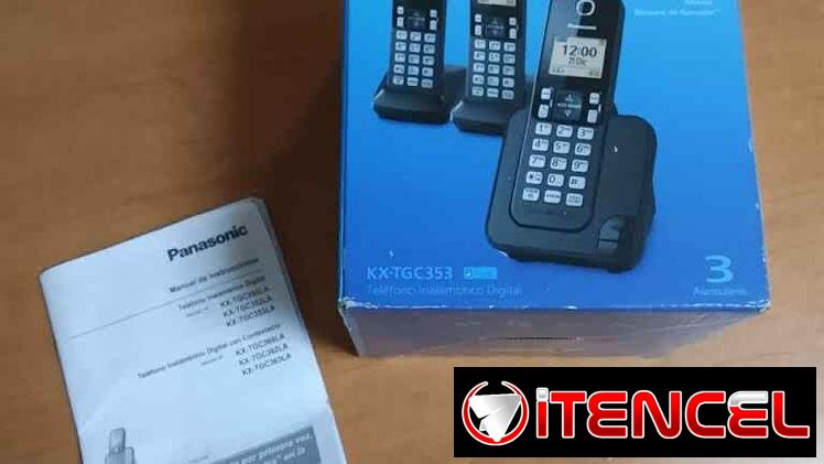 vendo telefono inalambrico Panasonic de 3 bases