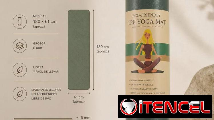 🧘‍♀️ Estera de Yoga Antideslizante   💲 PRECIO: 16 USD