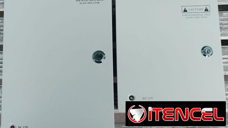 Gabinete con llaves Fuente CCTV 9ch 12V 10A, 18ch 12V 20A 58757374
