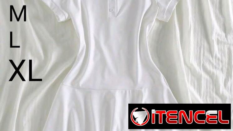 Vestido blanco deportivo de mujer