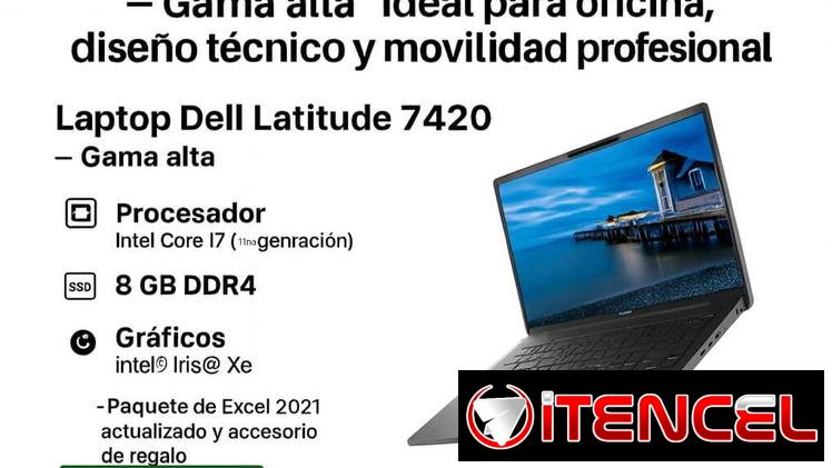 Dell Latitude 7420 — Gama alta-370usd