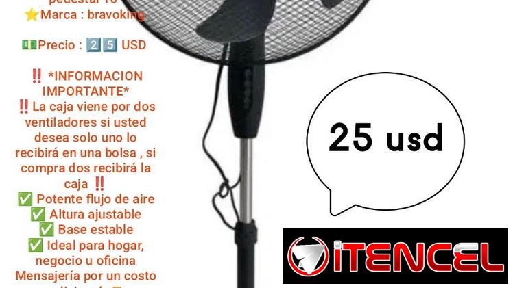 Ventilador de pedestal