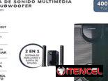 barra de sonido c/subwoofer usb/bt/tf/aux/hdmi/optica con control remoto marca Premier 53750952 5550641