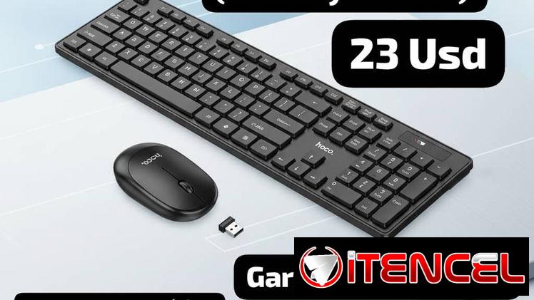 Set inalámbrico Hoco GM17 ( Mouse y Teclado), Garantía de 15 días, Entrega por un mínimo costo adicional de 1 Usd para t