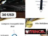 Ventilador recargable de pedestal con panel solar 48 usd