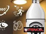 💡📹 CÁMARA DE SEGURIDAD WIFI TIPO BOMBILLO 1080P PTZ 🔒