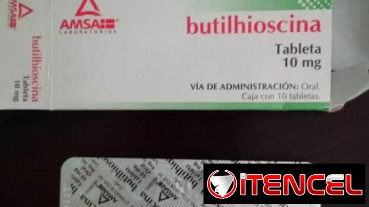 Butilhioscina 10 pastillas, 10mg ( Buscapina )