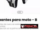 Guantes para moto – B. Protección en la palma de la manos  y nudillos