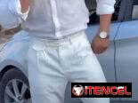 Camisas,pantalones, de la ropa de lino y sandalias prácticas 58547627