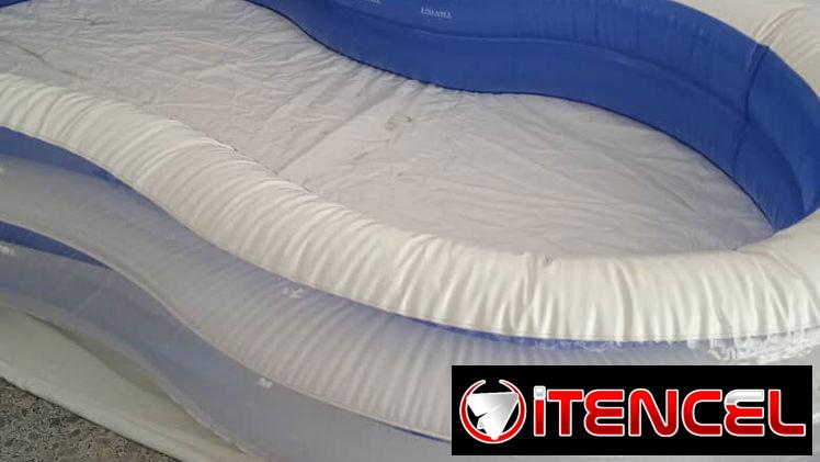 Vendo piscina inflable con bomba manual y butaca inflable. 58943104