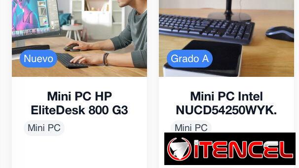 Venta de computadoras MiniPc de varios tipos y modelos Nuevas y con garantia, portabilidad y eficiencia.