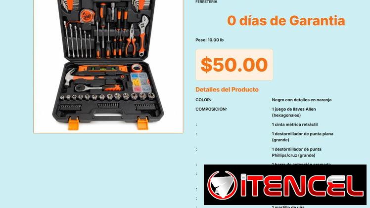 Kit de Herramientas Multifuncional de 10.00 Libras de Peso de Fábrica VPT#-0468