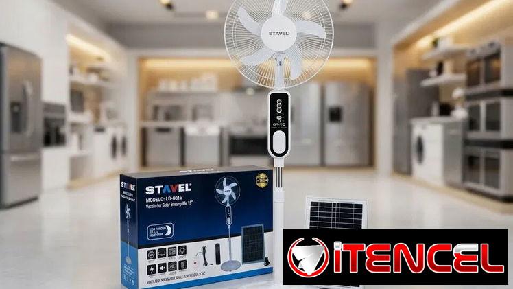 Ventilador Recargable de Pedestal 16″ 4-15 horas de uso *NUEV  PRECIO 68 USD antes 75 USD*