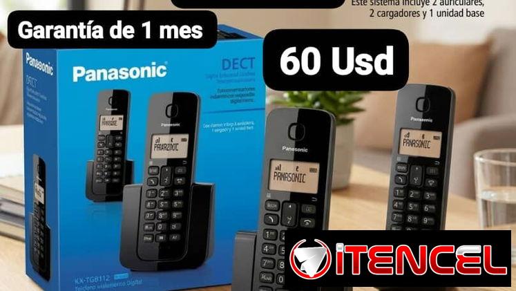Teléfono Inalámbrico Panasonic, Garantía de 1 mes, Entrega por un mínimo costo adicional para toda La Habana