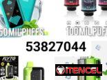 Vaper-Cigarros electrónicos 6mil-8mil-10mil-13mil-15mil-20mil- 40mil -70 mil – 100 mil PUFFS variedad de sabores NUEVOS