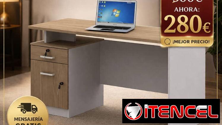 🖥️ Escritorio de Oficina con Gavetero y Llave y mensajería gratis. 📞56249037