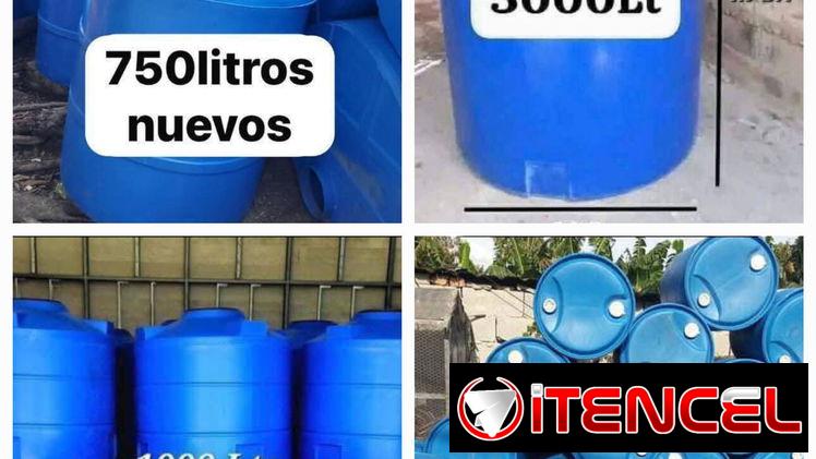 Tanques de 55 galones 750 de 1000 litros de 1200 y de 3000 litros en venta con mensajería incluida