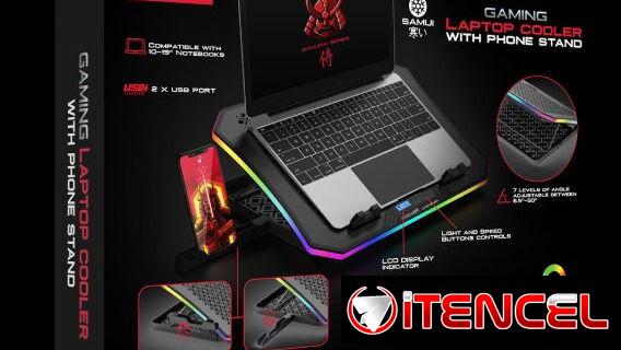 Base de enfriamiento Profesional Maaxell Samurai para Laptop