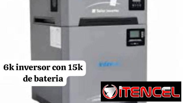 Inversor híbrido todo en uno 6kW + batería 15kWh